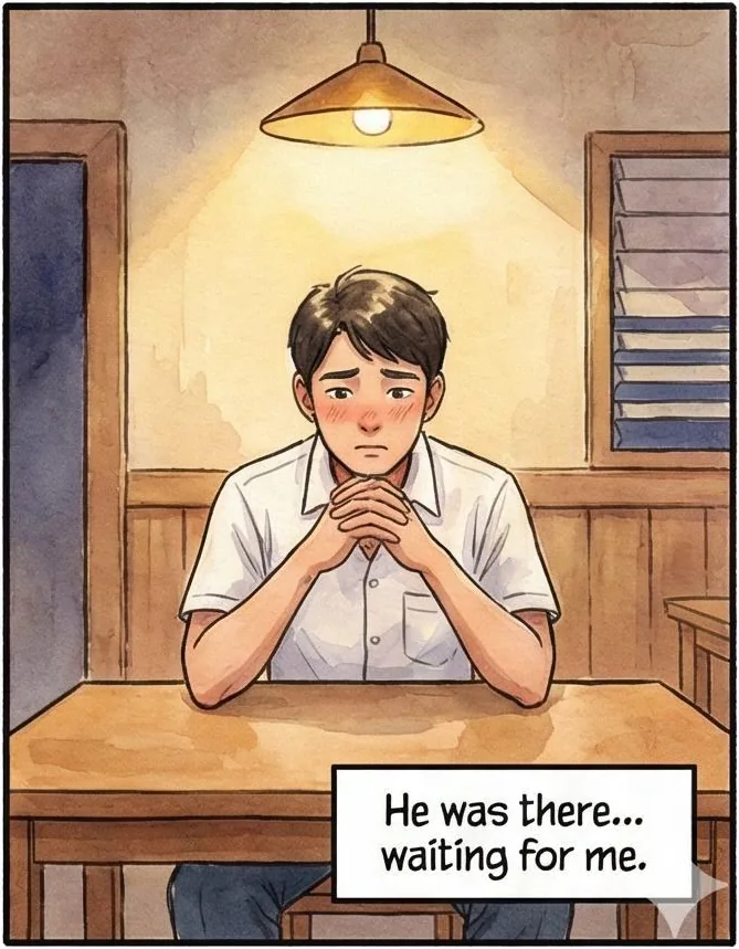 He Was Waiting — scene 6