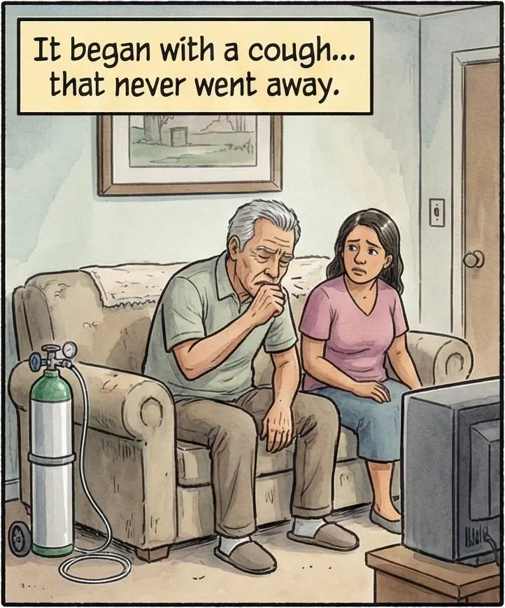 It Began with a Cough — scene 1