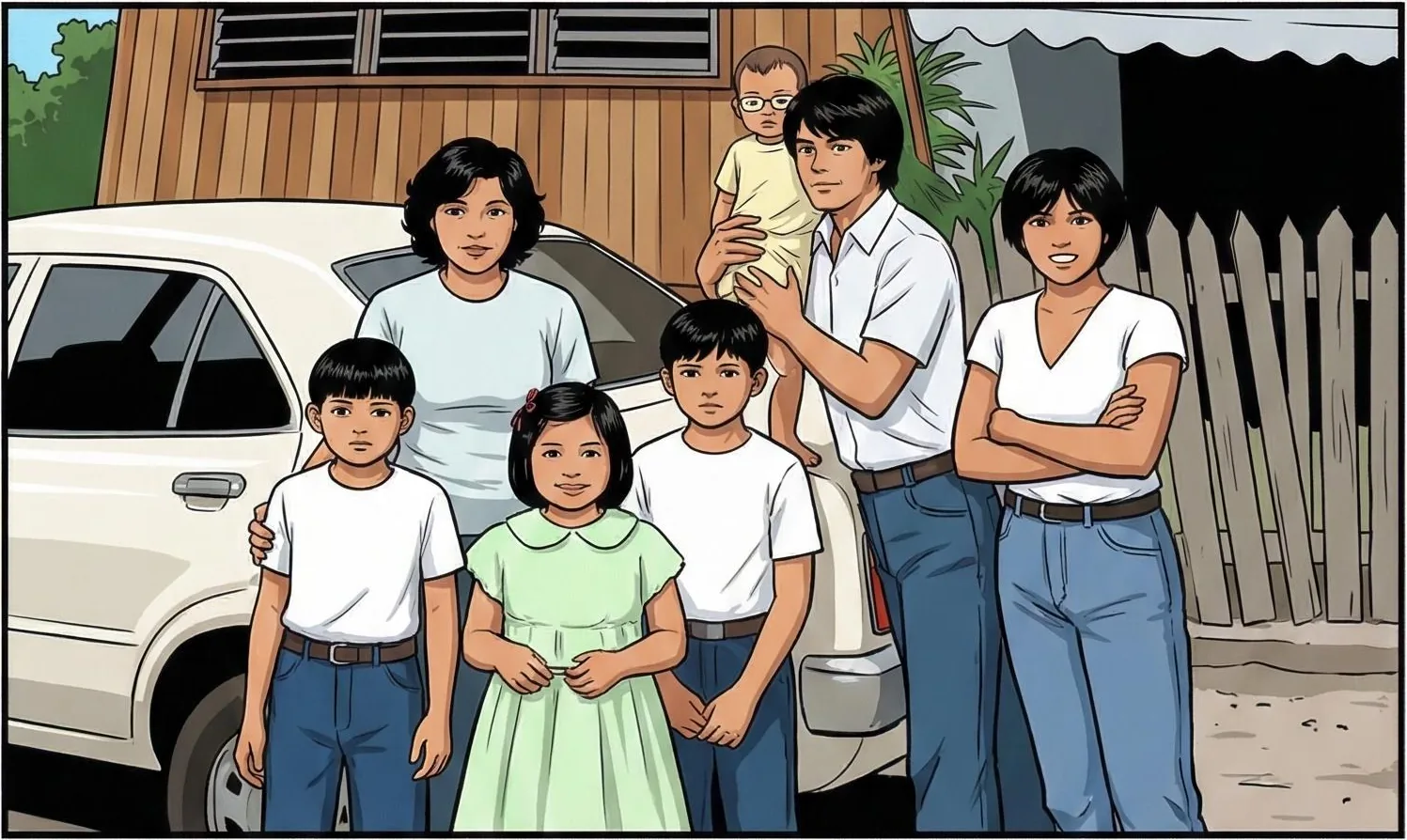 The Canio Family — scene 1